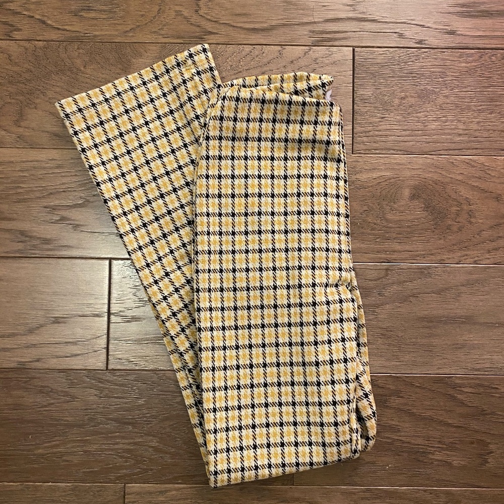 Urban Outfitters Yellow Flannel Pants